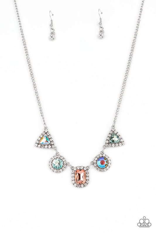 Posh Party Avenue - Multicolor/Iridescent necklace