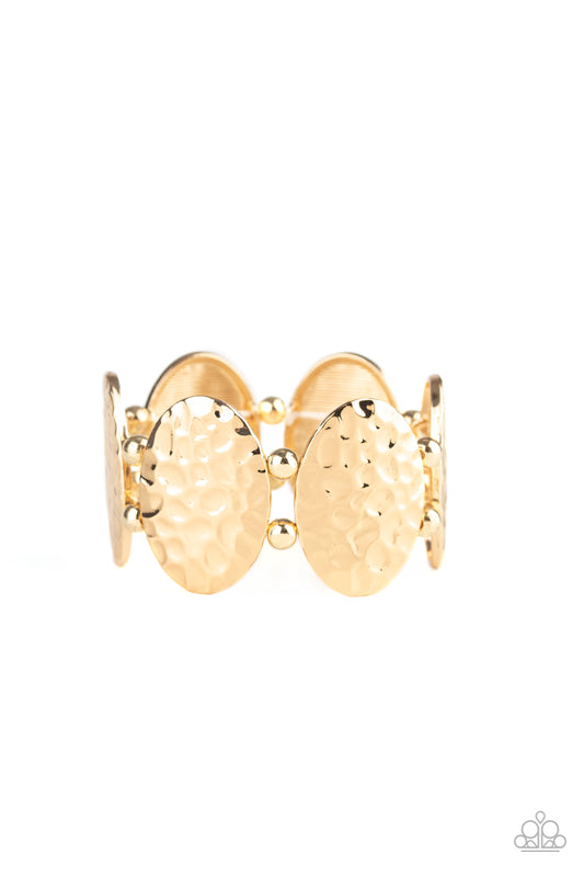 Radial Reflections - Gold bracelet