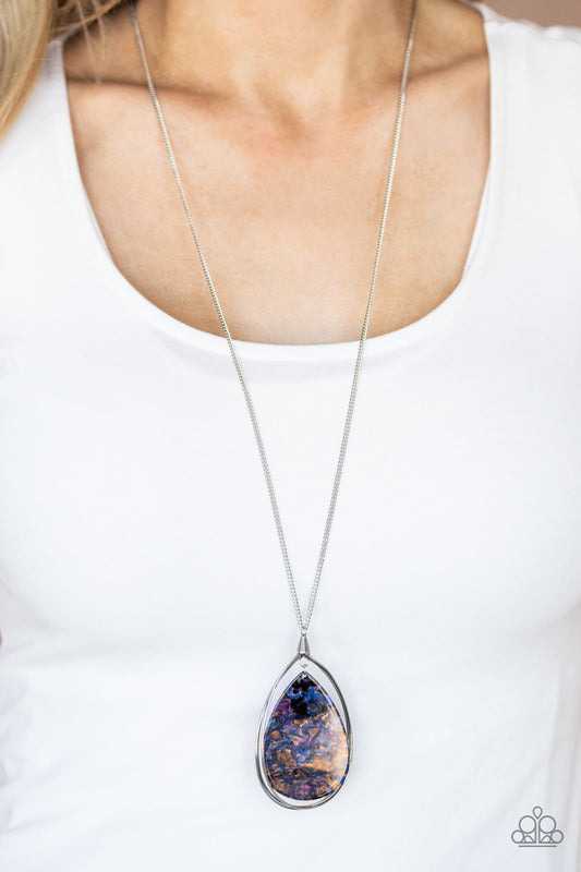 Retrograde Radiance - Purple Multi necklace