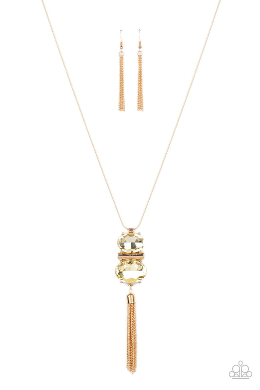 Runway Rival - Yellow necklace