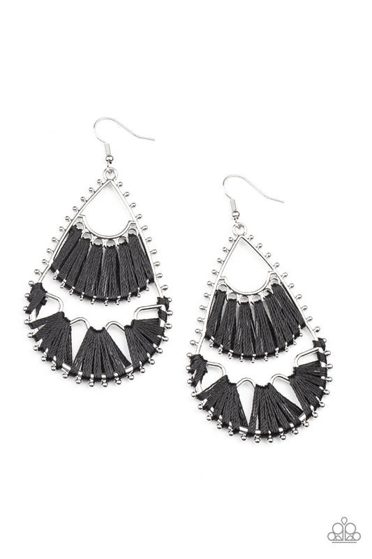 Samba Scene - Black earrings