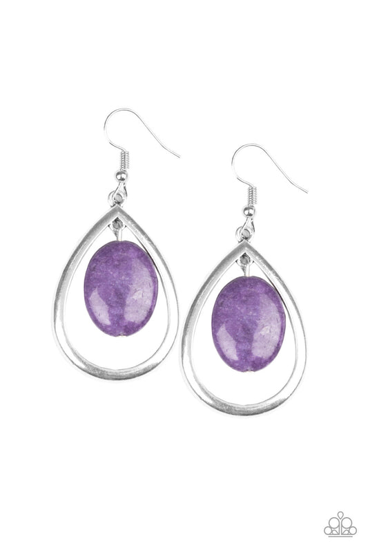 Seasonal Simplicity - Purple earrings