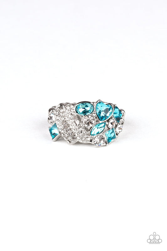 Sparkle Bust - Blue ring