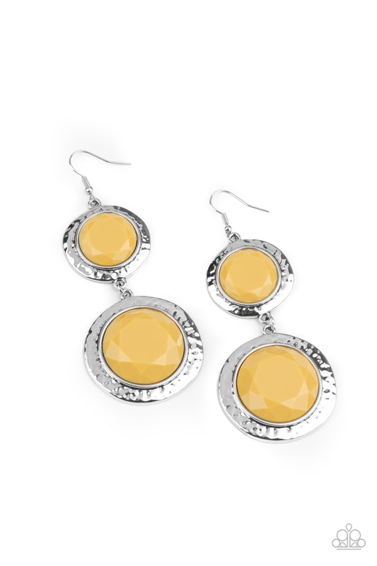 Thrift Shop Stop - Yellow earrings
