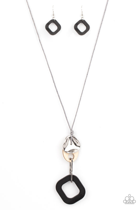 Top Of The WOOD Chain - Black wood necklace