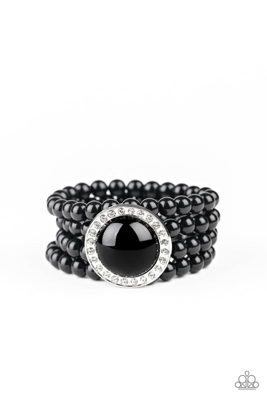 Top Tier Twinkle - Black pearl bracelet
