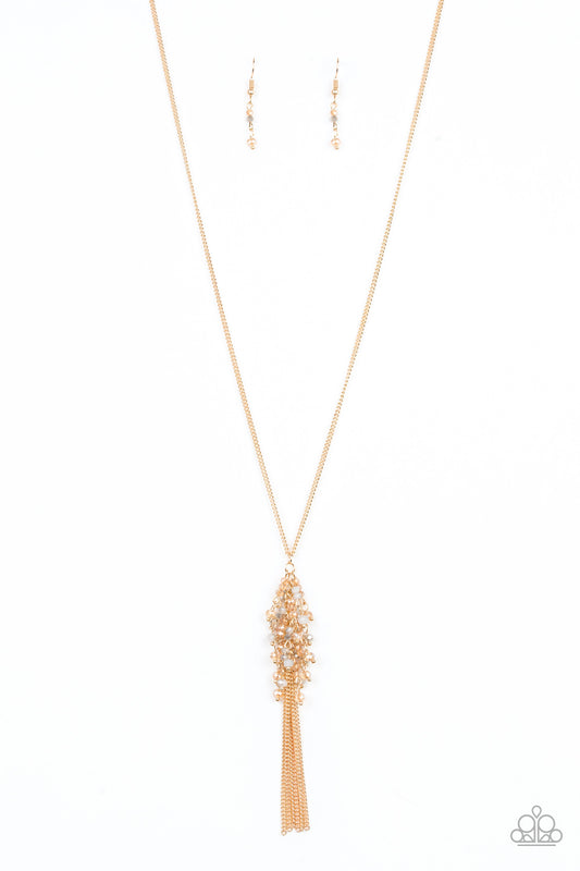 Twilight Twinkle - Gold Multi necklace