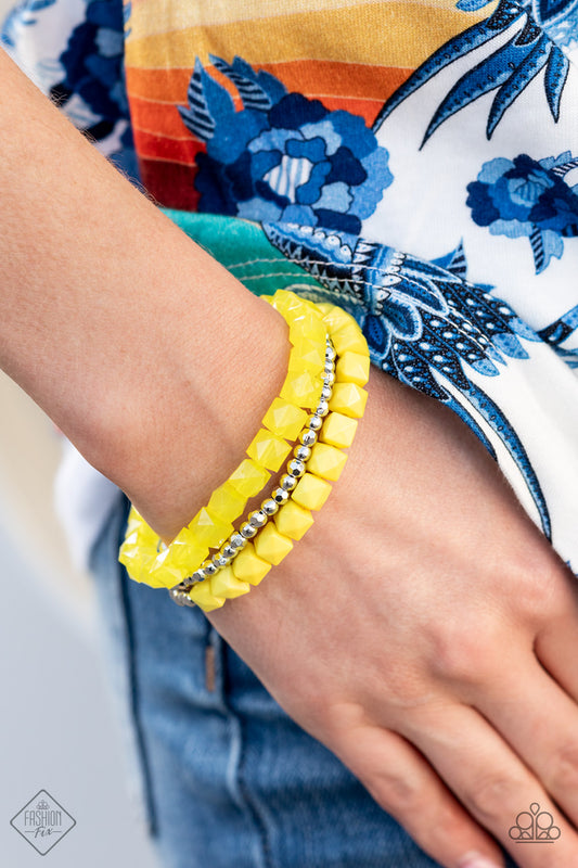 Vacay Vagabond - Yellow bracelet (July 2021 - Fashion Fix)
