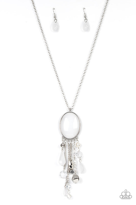Whimsical Wishes - White necklace