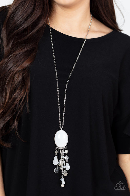 Whimsical Wishes - White necklace