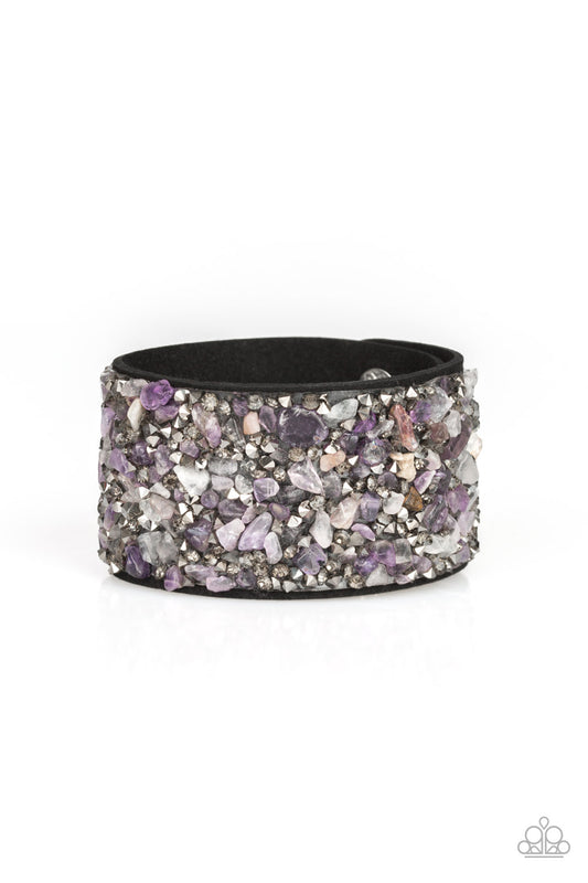 Crush Rush - Purple wrap bracelet