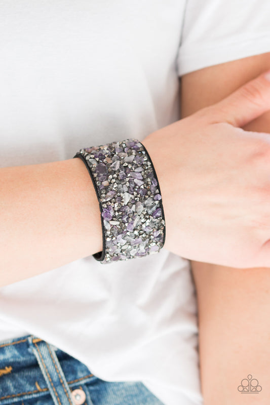 Crush Rush - Purple wrap bracelet