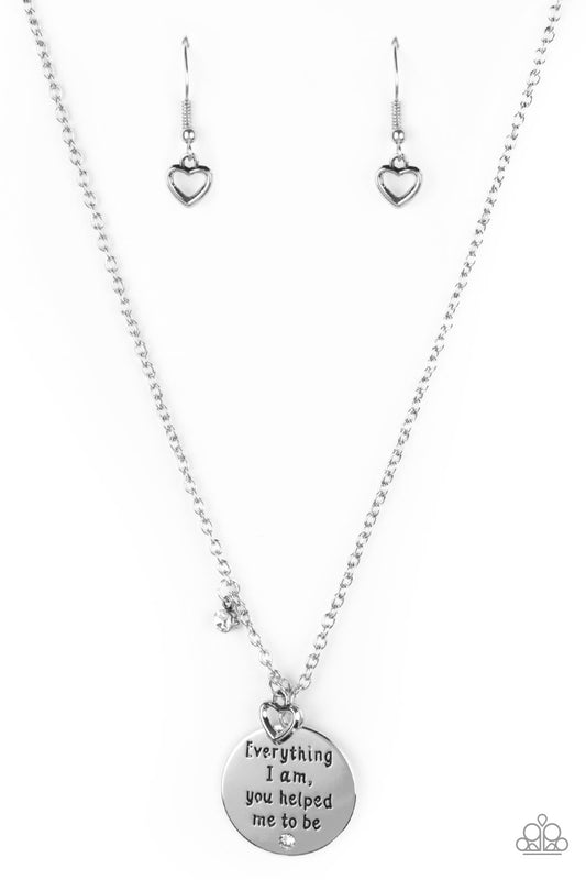 Everything I Am - White rhinestone necklace