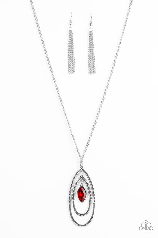 I Outrank You - Red necklace