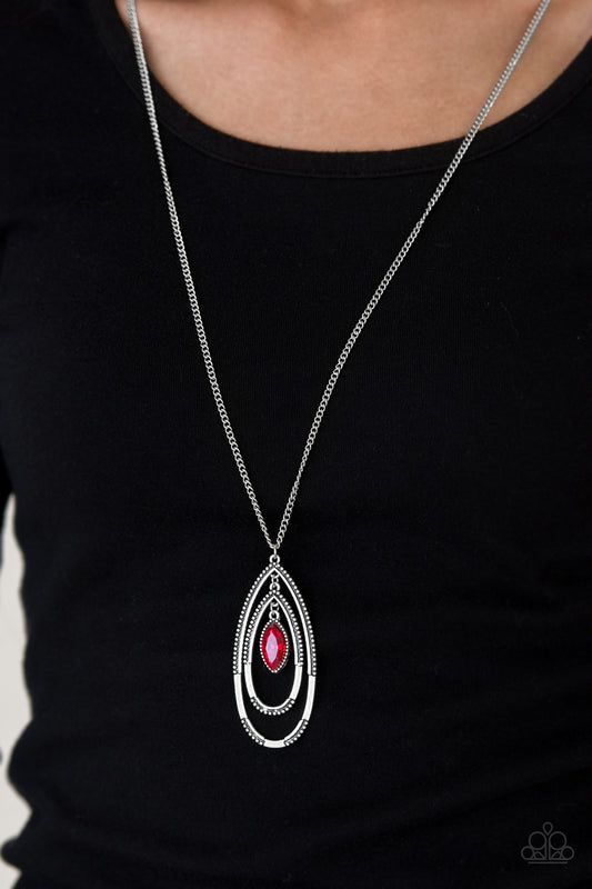 I Outrank You - Red necklace