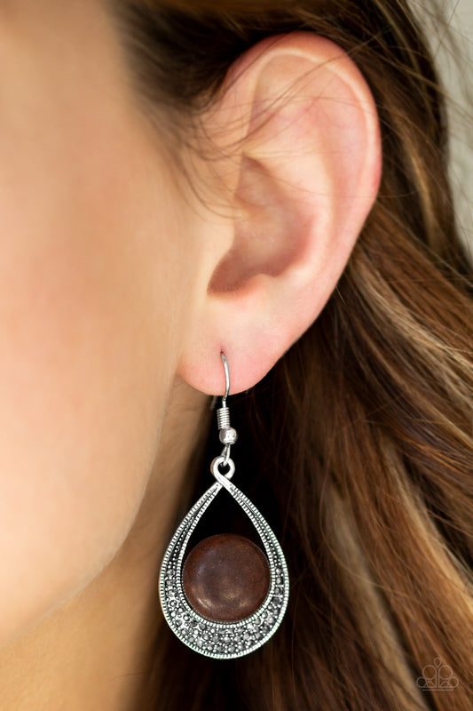 Richly Rio Rancho - Brown earrings