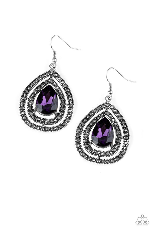 Royal Squad - Purple Earrings