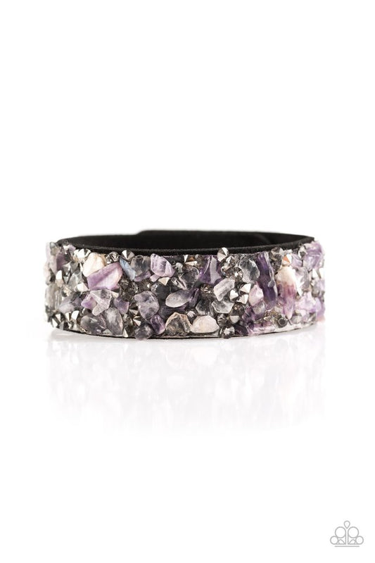 Totally Crushed It - Purple wrap bracelet
