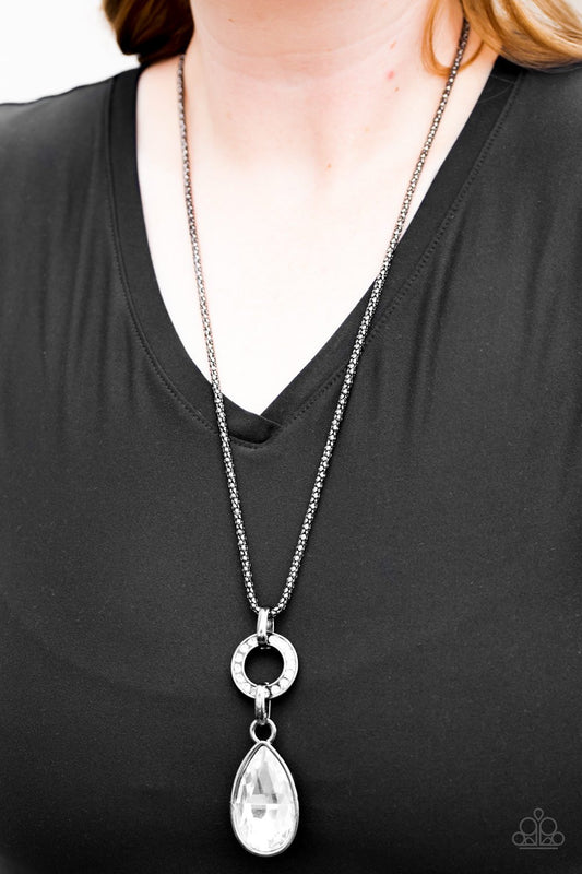 Lookin Like A Million - Black/Gunmetal necklace