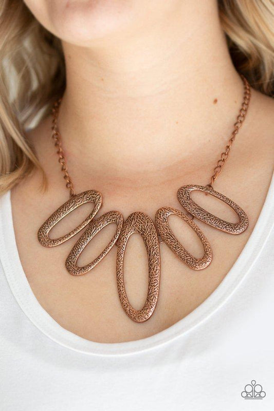 Easy, TIGRESS! - Copper necklace