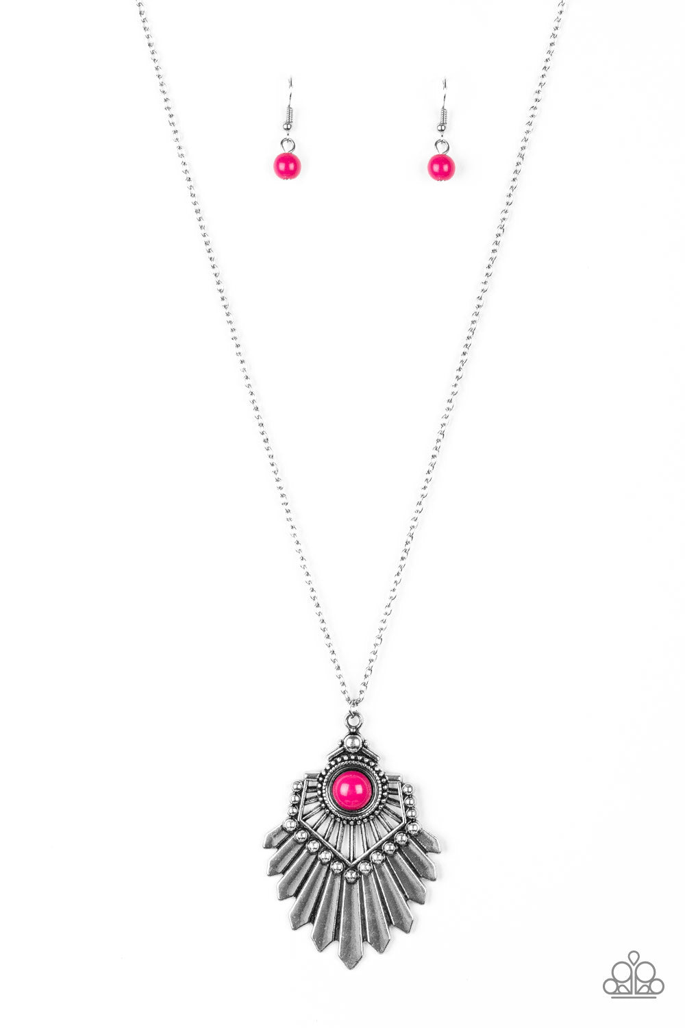 Inde-PENDANT Idol - Pink necklace