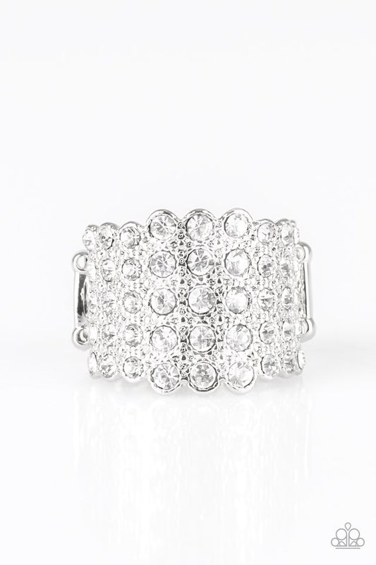 Million Dollar Masquerade - White ring