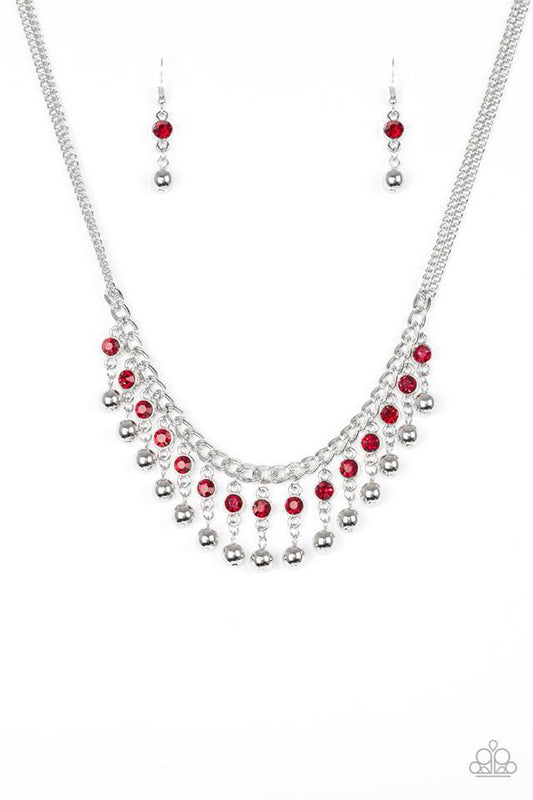 Pageant Queen - Red necklace