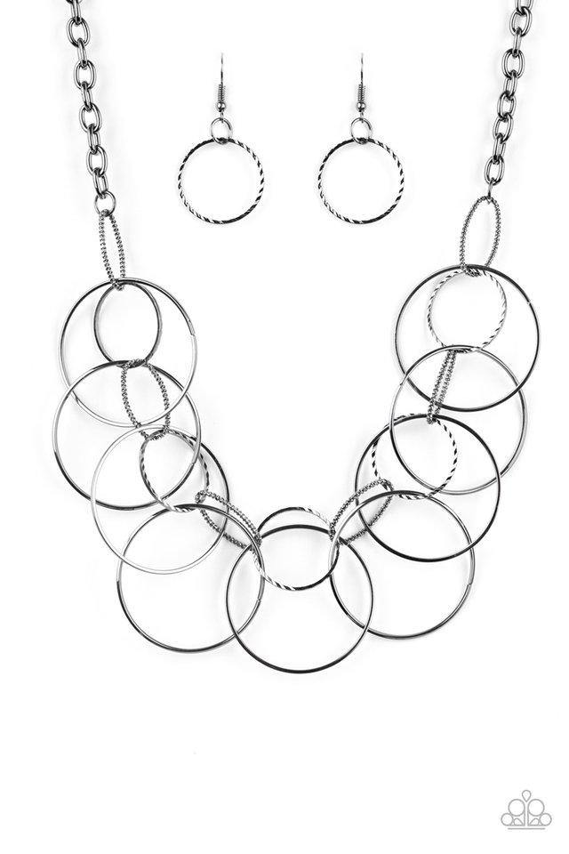 Circa de Couture - black/gunmetal necklace