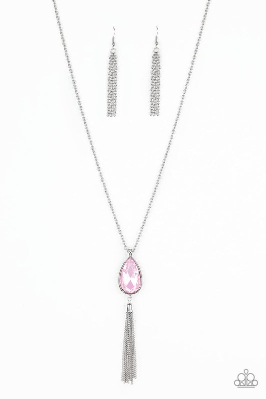 Elite Shine - pink necklace