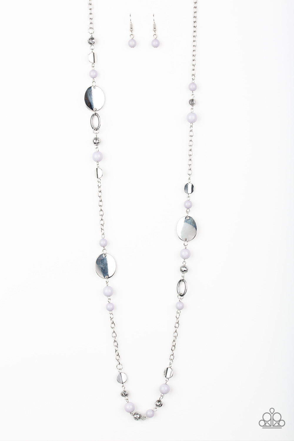 Serenely Springtime None- Silver necklace