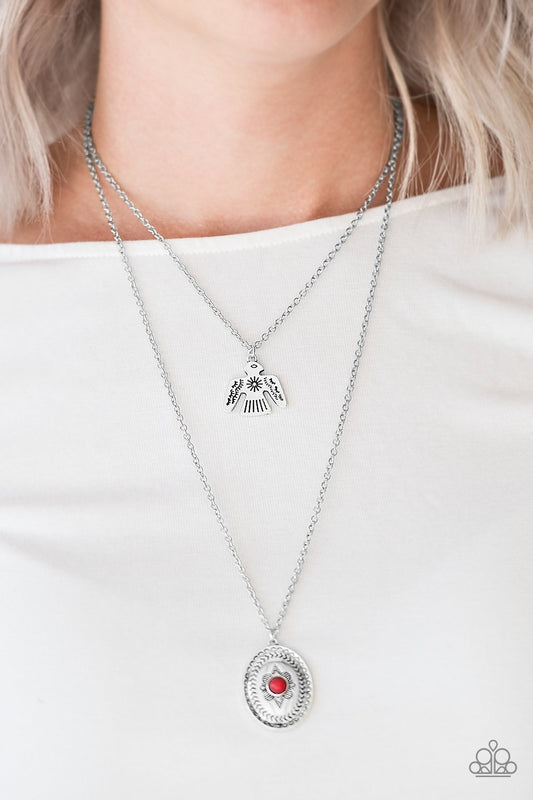 Desert Eagle - Red necklace