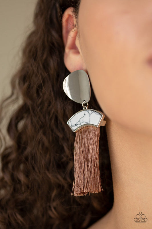 Insta Inca - Brown Earrings