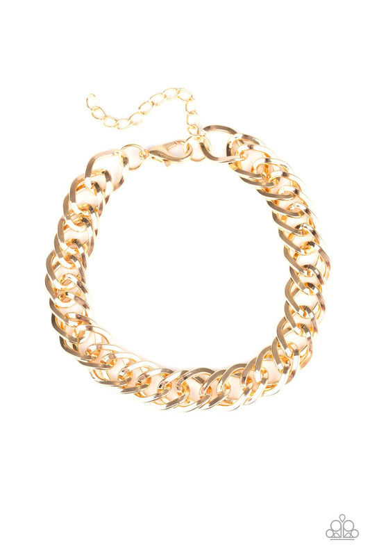 ON THE ROPES - GOLD BRACELET