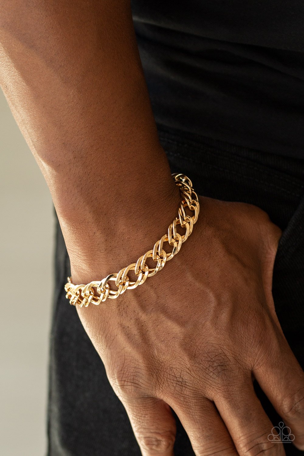 ON THE ROPES - GOLD BRACELET