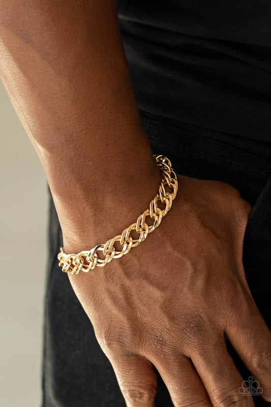 ON THE ROPES - GOLD BRACELET