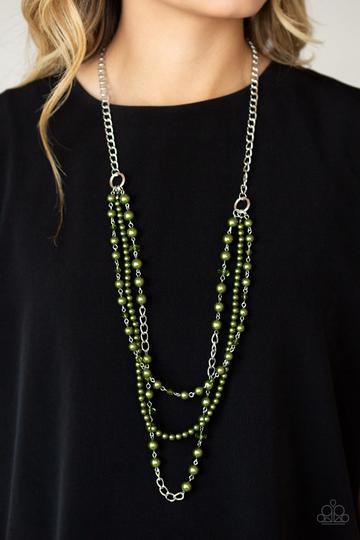 NEW YORK CITY CHIC - GREEN Necklace