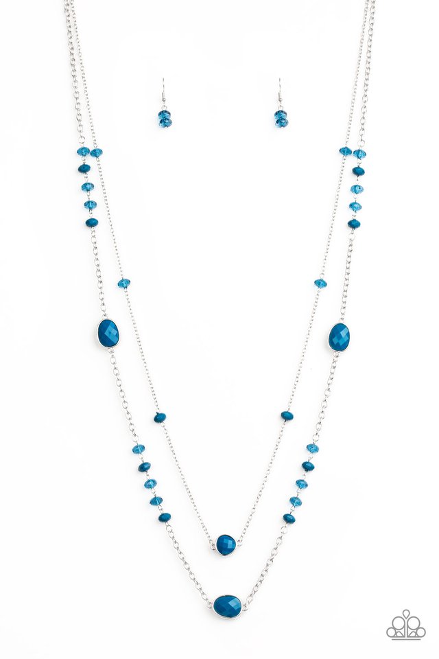 Dazzle The Crowd - Blue necklace