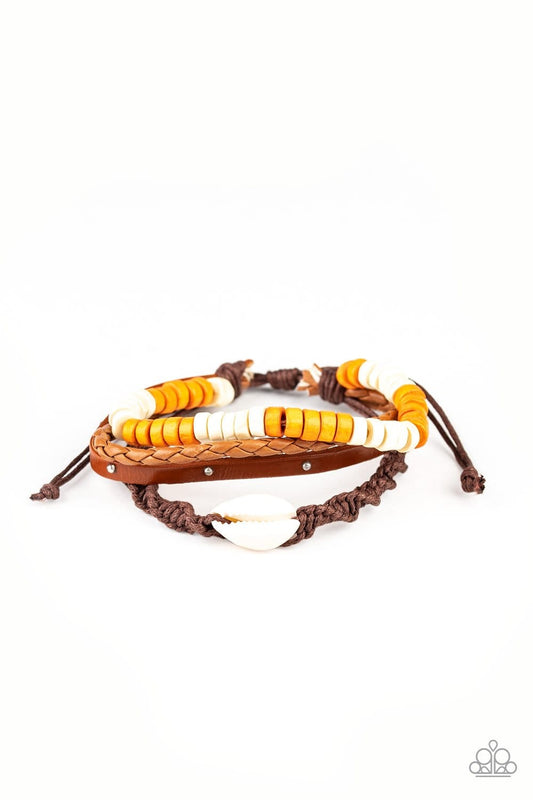 Beach Bounty - Orange Urban Bracelet