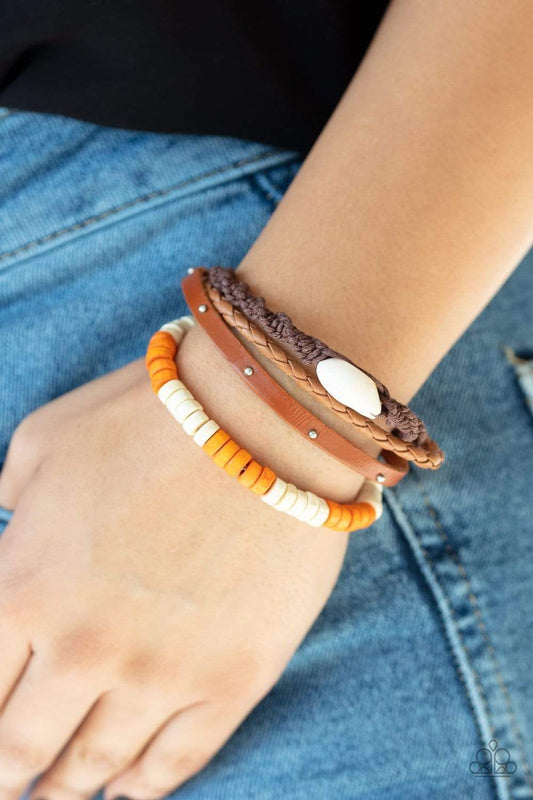 Beach Bounty - Orange Urban Bracelet