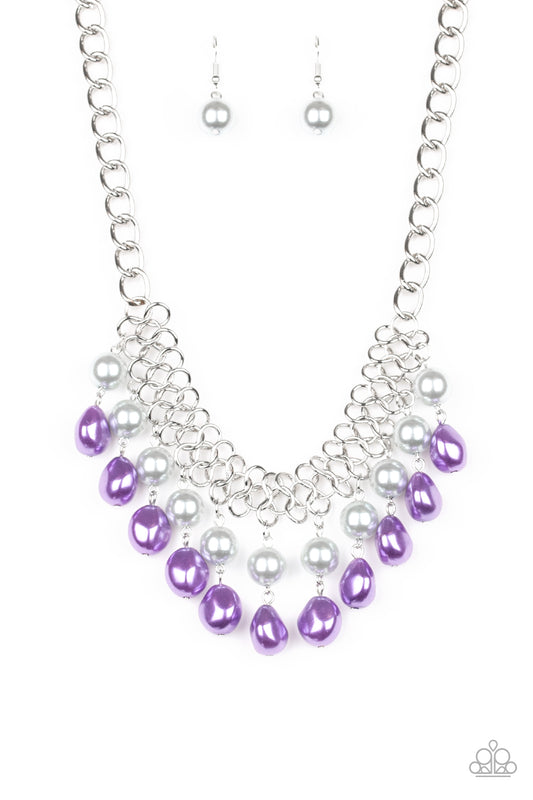 5th Avenue Fleek - Purple/Multi necklace