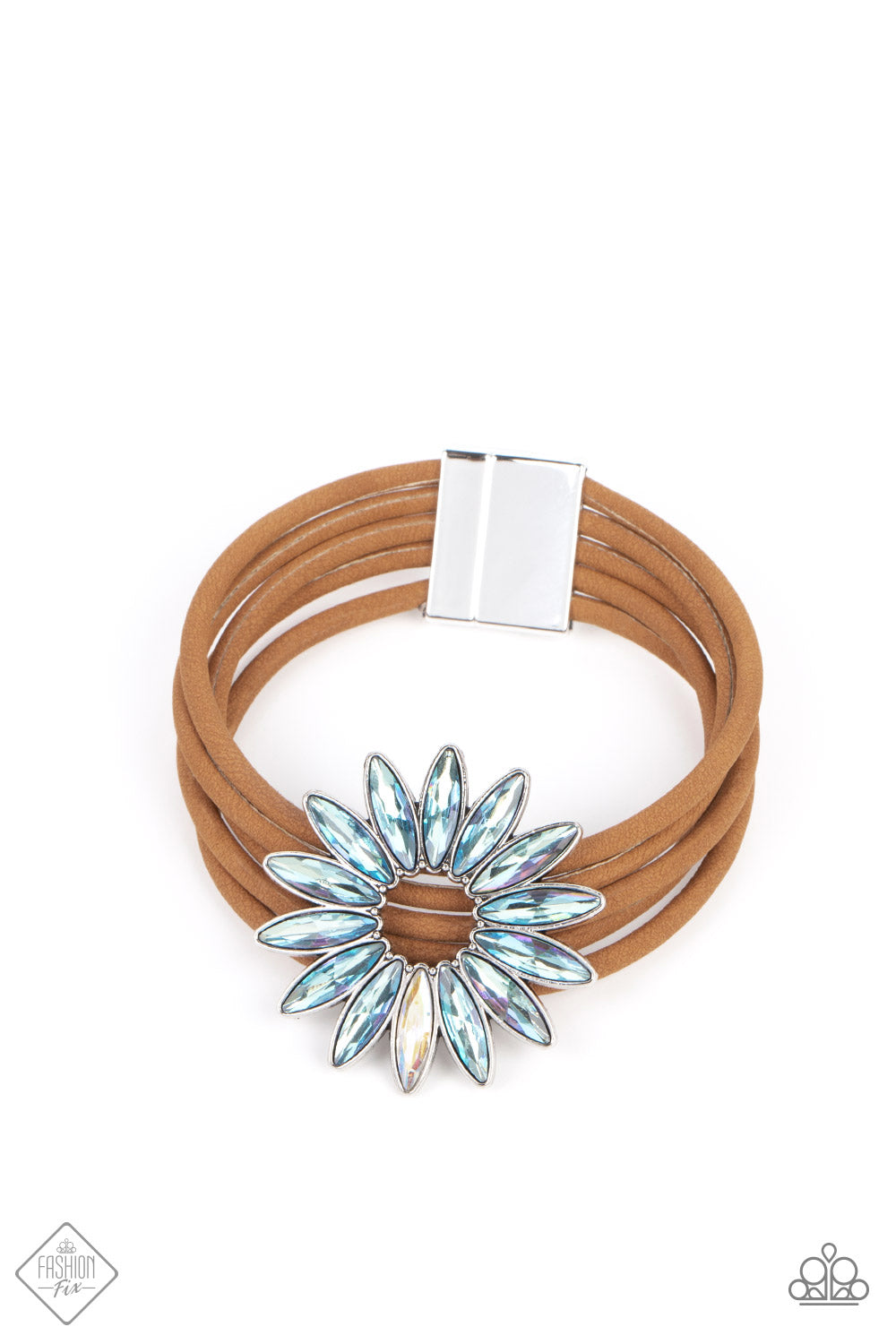 Celestial Cruise - Multicolor Iridescent Necklace/Bracelet set
