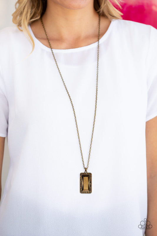 Bada BLING Bada Boom - Brass necklace