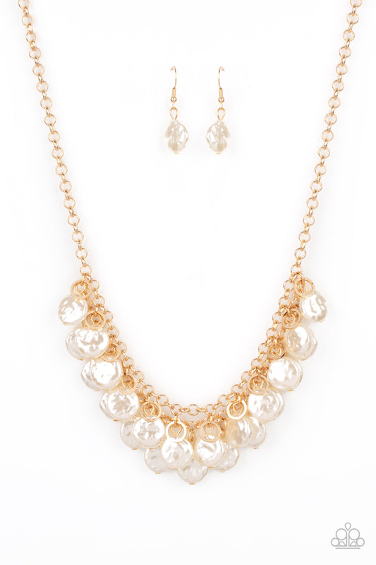 BEACHFRONT and Center - Gold necklace