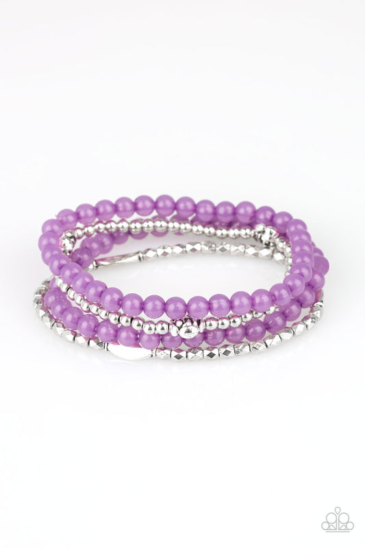 Blooming Buttercups - Purple bracelet