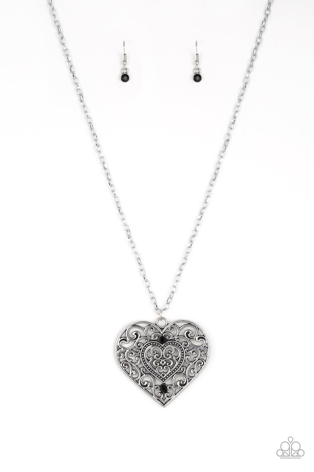 Classic Casanova - Black necklace