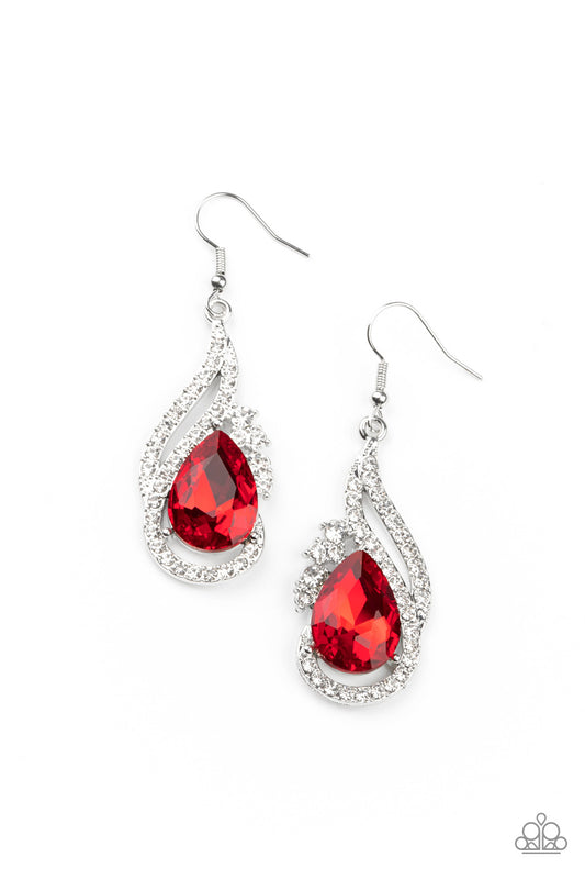 Dancefloor Diva - Red earrings