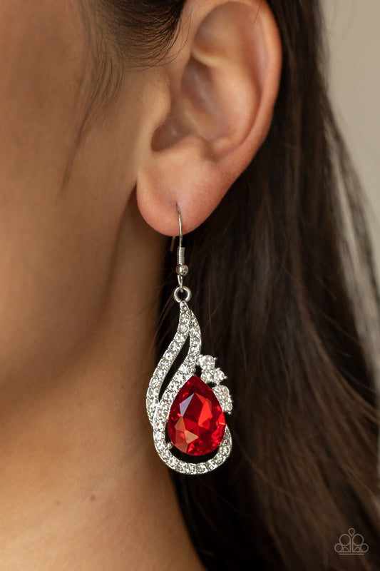 Dancefloor Diva - Red earrings