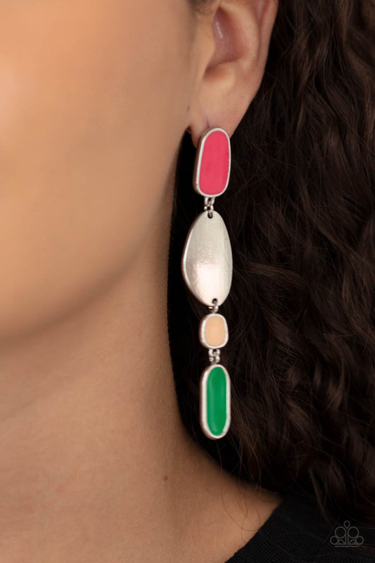 Deco By Design - Multicolor post earrings