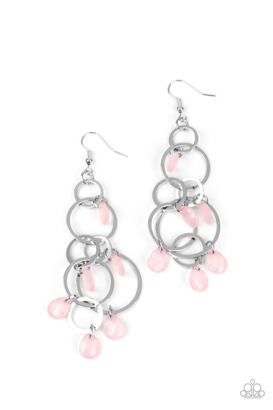 Dizzyingly Dreamy - Pink earrings
