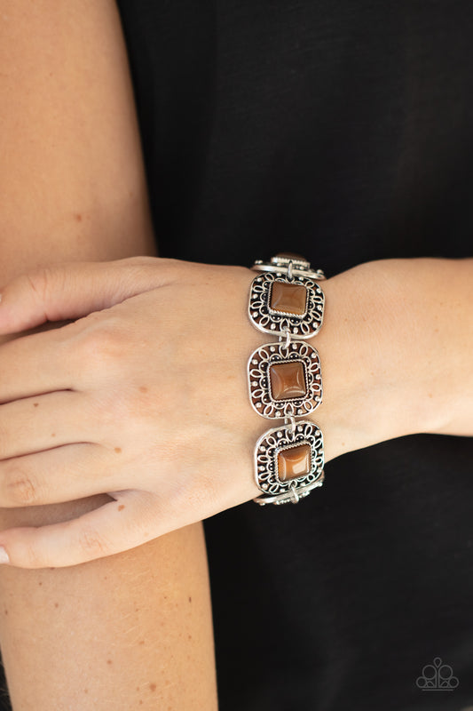 Dreamy Destinations - Brown moonstone bracelet